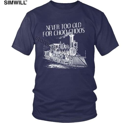 Vintage Train Watcher T shirt Funny Short Sleeves Railroad Locomotive Graphic T-Shirt Classic Old School Rail Vehicle Clothing