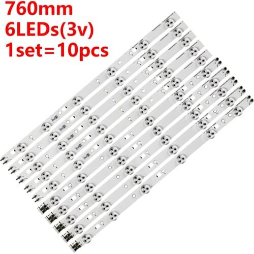 1Set=10PCS LED Backlight For 40-3535LED-60EA-R 40-3535LED-60EA-L UE40EH5300 CY-DE400BGSV1V UE40EH5000 UA40EH5000 BN96-24090A