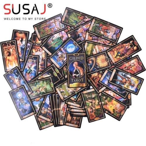2020 Tarot Deck Card Latest English Edition Mysterious Tarot Tarot Cards Deck Toy Tarot Divination Family Party Cards Game