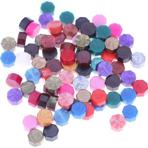 100Pcs Seal Stamp Wax Vintage Wax Seal Stamp Tablet Pill Beads for Envelope Wedding Wax Seal Ancient Sealing Wax