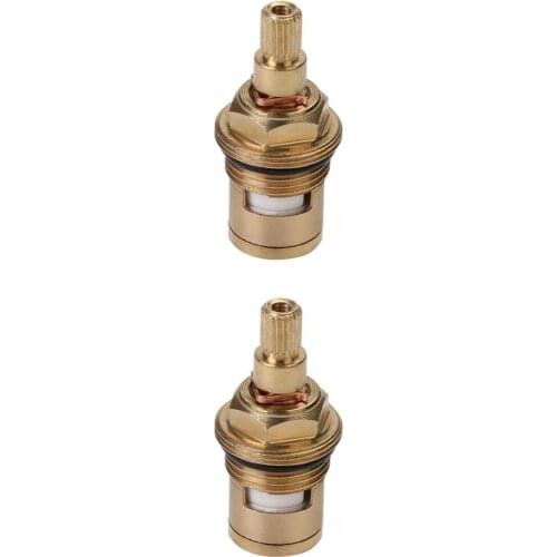 2x ceramic taps valve disc insert quarter turn small 1/4 "20T 22mm