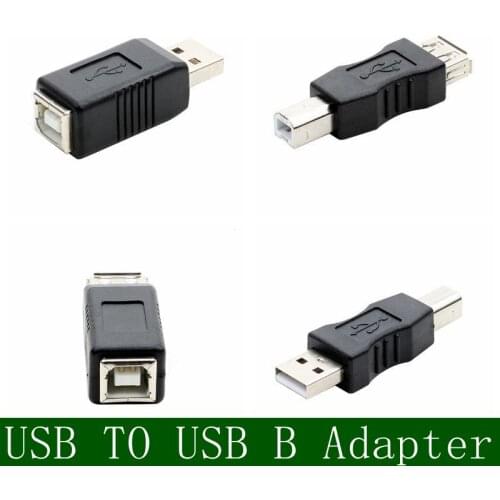 USB2.0 A Male & A Female to B Female printer print converter adapter connector USB 2.0 port retail wholesale Adapter usb2.0