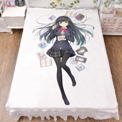 Anime Didn't I Say to Make My Abilities Average in the Next Life?! sexy girl bed sheet milk fiber & flannel blanket 150x200cm