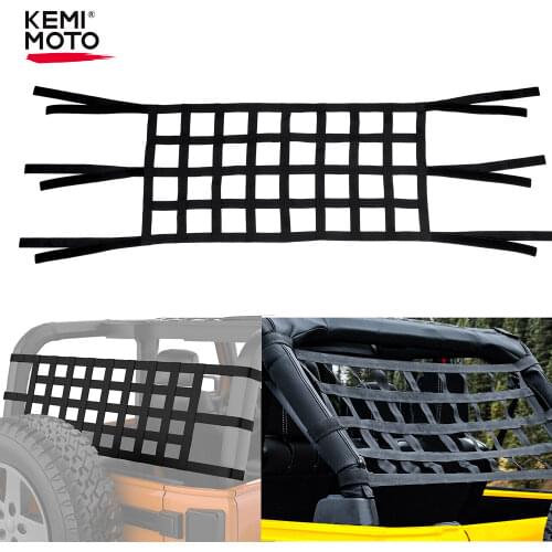 Car Auto Roof Cargo Net For Jeep Wrangler TJ JK JL 1997-2018 Storage Net Sunshafe Multi-function Heavy Duty Cover Hammock Bed