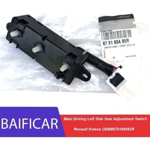 Baificar Brand New Genuine Main Driving Left Side Seat Adjustment Switch 876189485R For Renault Koleos
