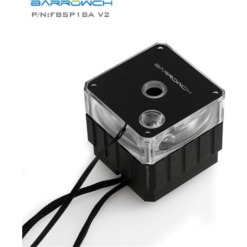 Barrowch 18W PWM DDC Pump set speed water cooling system dedicated LRC2.0 AURA MOBO AURA FBSP18A V2