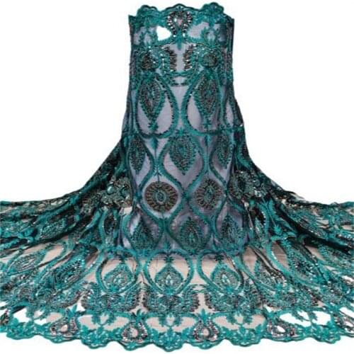 Shiny Gold Color Small Sequins Fabric Green 2021 High Quality French Mesh For Sewing Clothes Sequins Nigerian Lace Fabrics Red