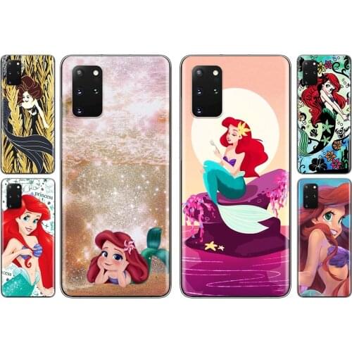 The Little Mermaid lovely For Samsung S20 FE A91 A81 A72 A71 A52 A51 A42 A41 A32 A31 A21 A12 Lite Transparent Phone Case