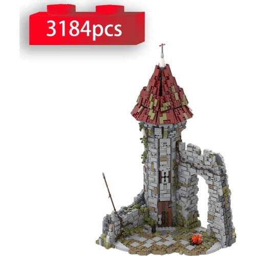 Creator Expert Castle for the Game Darks Soulss Model Building Blocks Ancient House Construction Collection Moc Bricks Kids Toy