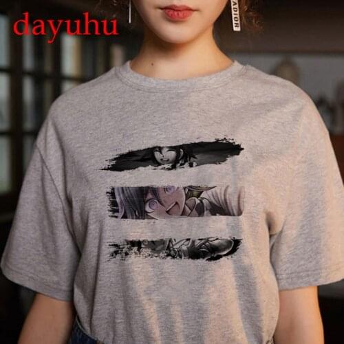 Danganronpa T Shirt Men/women Kawaii Summer Tops Unisex Nagito Komaeda Graphic Tees Hot Japanese Anime Ouma Kokichi T-shirt Male