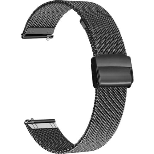 Galaxy Watch 3 41mm 45mm Band for Samsung Active 2 40mm 44mm Bracelet 20mm 22mm Mesh Stainless Steel Strap for Galaxy Watch 46mm