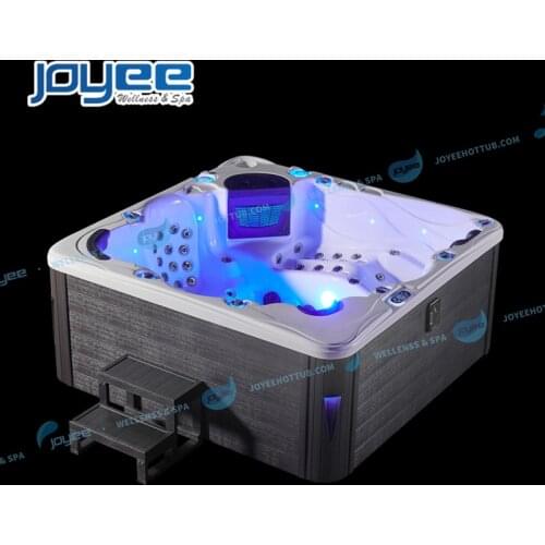 JOYEE Chinese Best Whirlpool Jet Spa for 5 6 People Hydromassage Therapy Family Garden Leisure Bath Outdoor Hot Tub