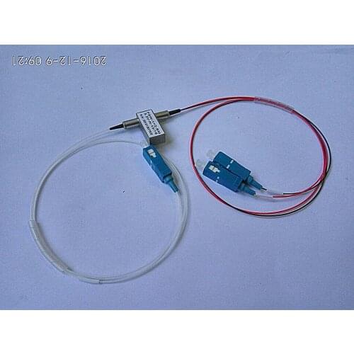 JYTTEK 1x2 Mechanical Fiber Optic Switch SC/UPC Connector 5V Operating voltage Non-Latching