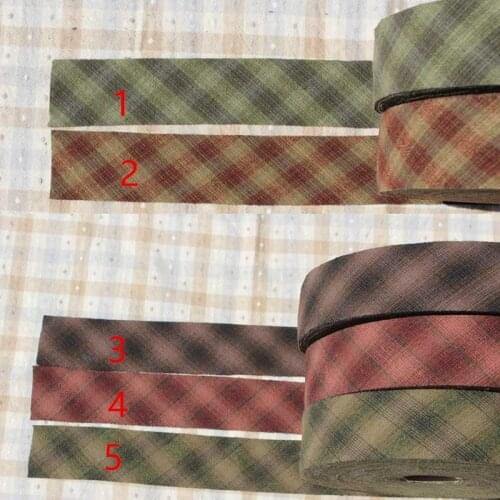 4cm Green patchwork Cotton Unfold Bias Binding patchwork Tape Sewing Trim Material Covered Dress-making Craft Textile Webbing