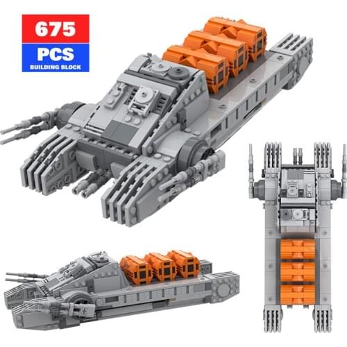 MOC Space War Empire Occupier Assault Tank Building Block Creation Expert Military Weapons Children Educational Toys Child Gift