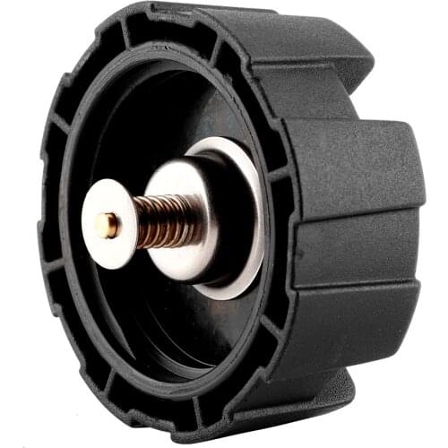 Outboard 12L/24L Universal Fuel Gas Tank Cap Cover For Yamaha Boat Engine Fuel Tank Cap (Black + Gol)