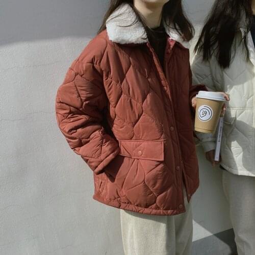 Obrix Basic Female Jacket Square Collar Single Breasted Full Sleeve Pockets Casual Style Streetwear Jacket For Women