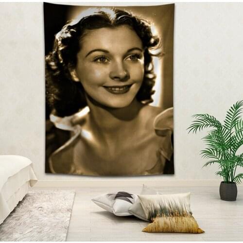Hot Sale Custom High Quality Vivien Leigh Wall Hanging HD Landscape 3D Printing Digital Printing Home Decoration Tapestry