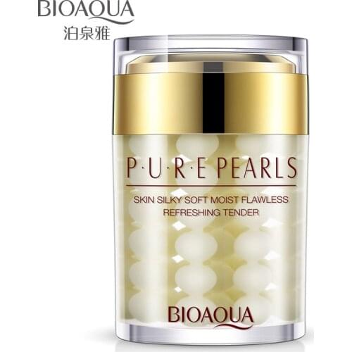 BIOAQUA Whitening Moisturizing Brighten Pearl Cream Anti Wrinkle Anti Aging Day Creams Firming lift Freckle Removal Skin Care