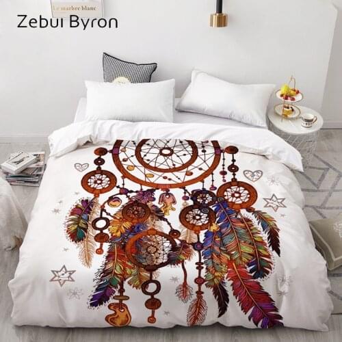 3D Custom Duvet Cover,Comforter/Quilt/Blanket case Queen/King Bedding 220x240/200x200,Dreamcatcher Bohemia Home textile