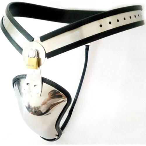 Stainless Steel Male Chastity Belt Cbt Bondage Cock Cage Sleeve Penis Lock Metal Chastity Device Erotic Sex Toys For Men