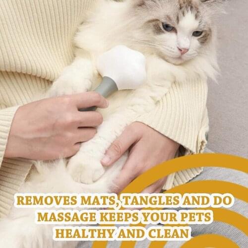 HGHO Cat Brush Cat Comb for Shedding and Grooming Effectively Shedding Cat Deshedding Tool for Long Heavy Hair Dogs Cats