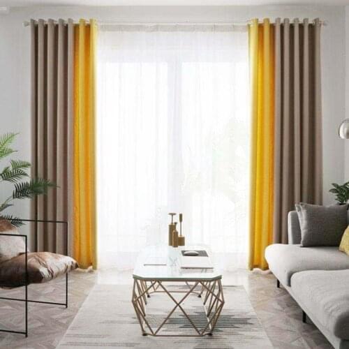 Cross-border curtain cloth velvet linen thickened bedroom curtain finished simple sunshade insulation Nordic style modern