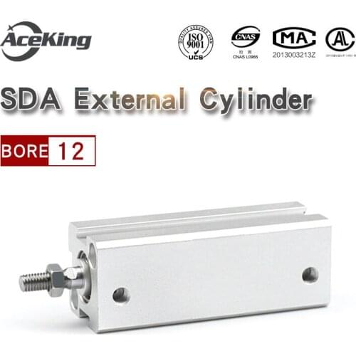 Thin cylinder SDA outer teeth thin cylinder SDA with external teeth SDA12x5x10x15x20x25x30x40x45x50x75x100-S