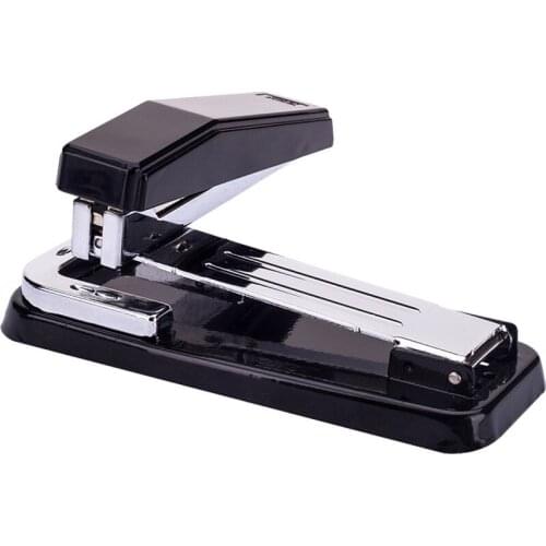 High Quality Deli Manual Stapler 360° Rotatable Universal Staple School Business Office Supplies Student Stationery Binding Tool