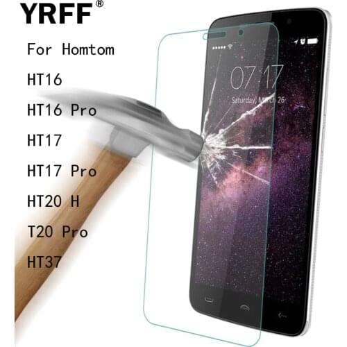 2PCS 2.5D 0.26mm Tempered Glass Screen Protector Protective Film For Homtom HT16 HT16 Pro HT17 HT17 Pro HT20 HT20 Pro HT37 Tools
