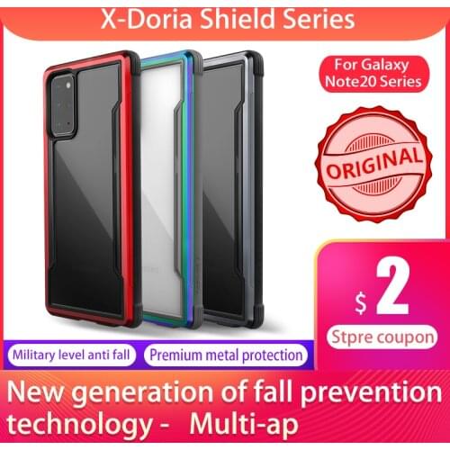 X-Doria Defense Shield Phone Case For Samsung Galaxy Note 20 Military Grade Drop Tested Case For Samsung Note20 Aluminum Cover