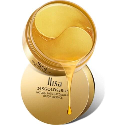 60pcs Gold Moisturizing Crystal Collagen Eye Mask Patch Anti-Wrinkle Anti-Puffiness Anti Aging Remove Dark Circles Eye Care