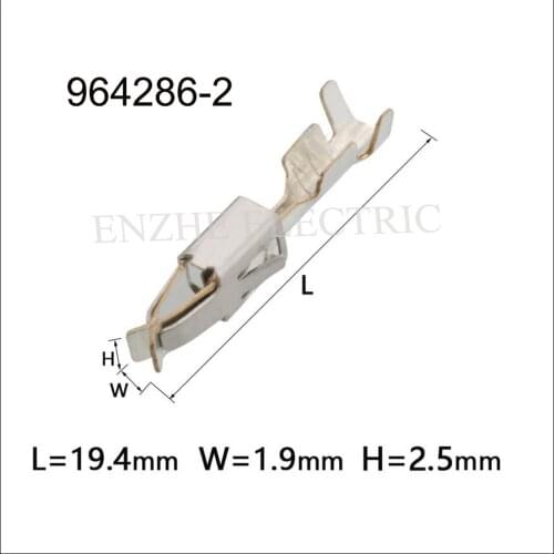 100pcs 185027-1 Male female wire connector terminal Plugs socket Fuse box Wire harness Soft Jacket DJ623-E3.5B