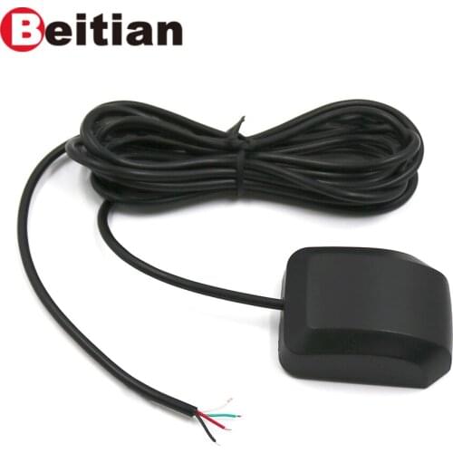BEITIAN,4 Cable:Red VCC, Green RX, White TX, Black GND,GNSS,waterproof,GPS GLONASS receiver,BN-81N