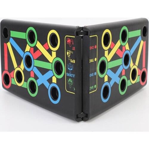 Push Up Board For GYM Body Training with Instruction Print Body Building Fitness Exercise Tools Men Women Push-up Stands