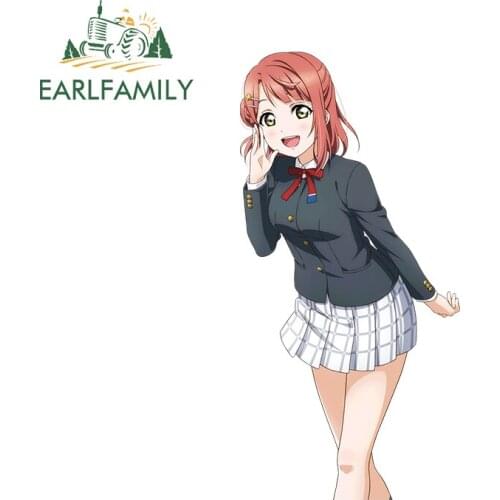 EARLFAMILY 13cm x 6.6cm for Love Live Waterproof Decal Fine Scratch-proof Window Trunk Anime Snowboard Vehicle Car Stickers
