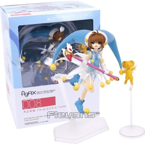 FigFIX 008 Card Captor Sakura Kinomoto Sakura Battle Costume Ver. Joints Moveable Action Figure Toy