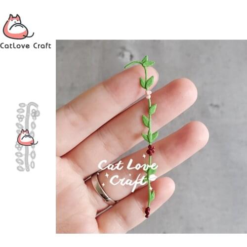 Catlove Rattan Plant Metal Cutting Dies Scrapbooking Mold Stencil Die Cuts Card Making DIY Craft Embossing New Dies For 2020