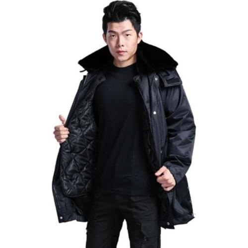 Mens Warm Waterproof Jacket With Detachable Cotton Liner Winter Outdoor Hiking Hunting Climbing Thermal Windproof Military Coat