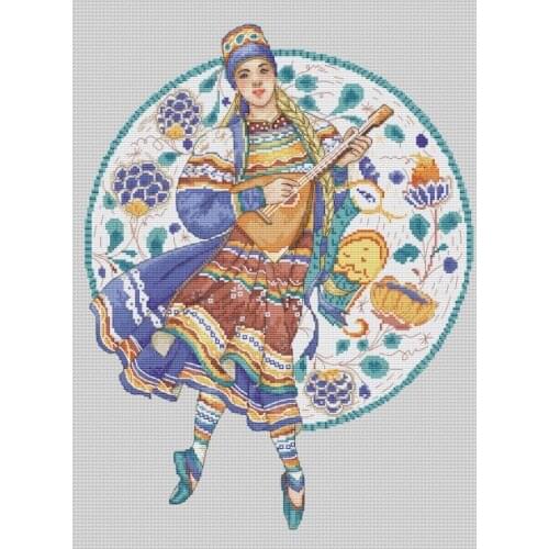 ZZ1439 DIY Homefun Cross Stitch Kit Packages Counted Cross-Stitching Kits New Pattern NOT PRINTED Cross stich Painting Set