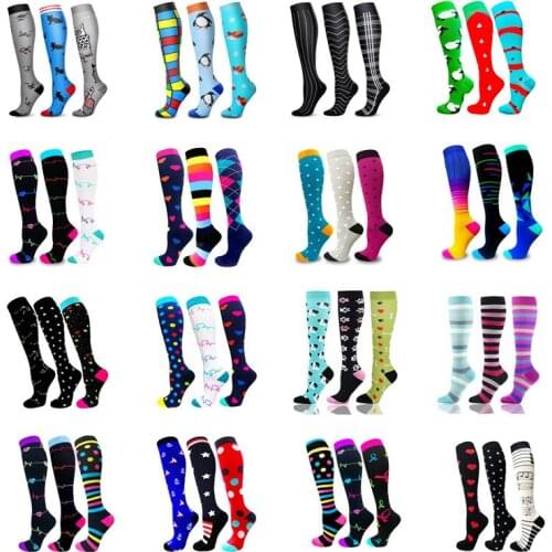 Unisex Compression Socks Varicose Veins Dropship Soccer Sport Socks Outdoor Sport Nursing Hiking Running Fitness Socks Set