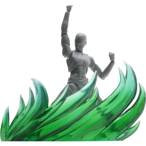 Flame Scene Model Fire Effect Decoration for Gundam Model - Green Action & Toy Figures