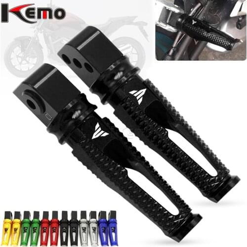 For Yamaha MT-01 MT-03 MT-25 MT-07 MT-09 MT-10 Motorcycle Accessories Foot Pegs Pedals CNC AluminumRear Passenger Footpegs