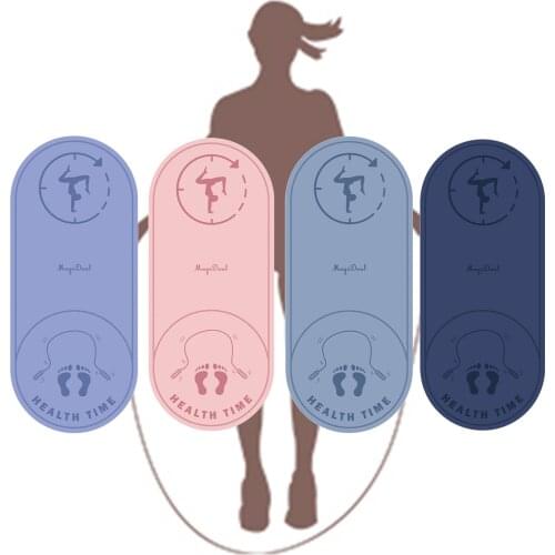 Jump Rope Mat Fitness Yoga Pilates Knee Protect Skipping Mats Skipping Rope Pad Fitness Equipment Waterproof Soundproof 140×60cm