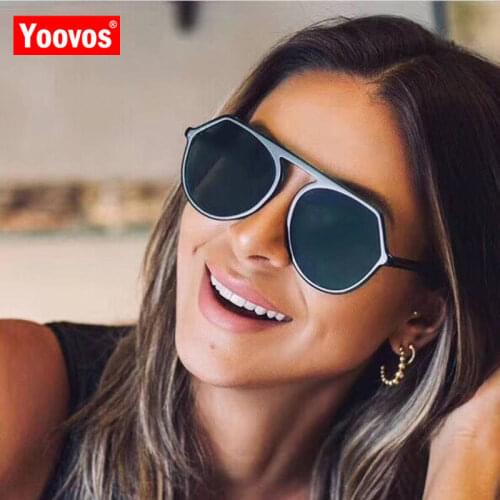 Yoovos 2021 Sunglasses Women Oversized Women Sun Glasses Big Frame Glasses Luxury Sunglasses Women Retro Oculos De Sol Gafas