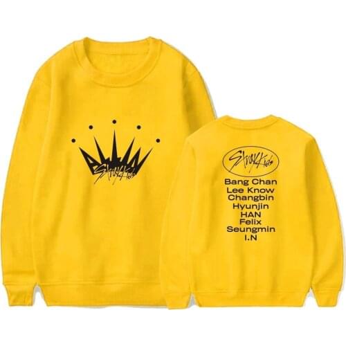 Straykids Sweater Album All In Korean Kpop Unisex Long-sleeve Loose Oversize 4XL Solid Streetwear Crewneck Pullover Sweatshirt