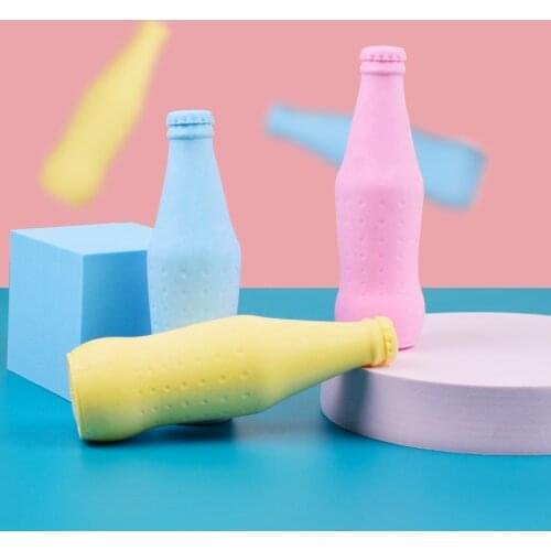 TPR Pets Dog Chew Toys Protect furniture Non-toxic Foamed Wine Bottle Shape Molars Dogs Toy Gnawing Relieve Stress Pet Supplies