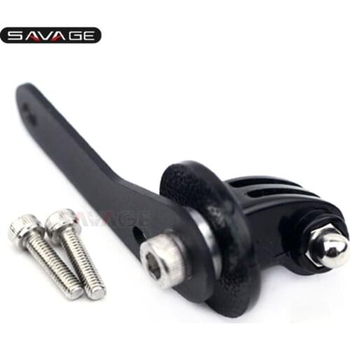 Rotatable VCR Cameras Adapter Bracket For HONDA CB300F CB500F CB500X CB190R CB190X CBF190X CBF150 Motorcycle Accessories Black