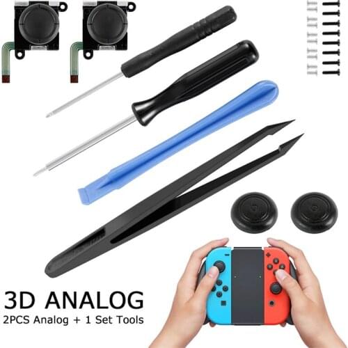 3D Analog Thumb Stick for Nintend Switch NS Joy Con Joystick Caps Replacement Repair Parts Mod Kit for JoyCon Switch Controller