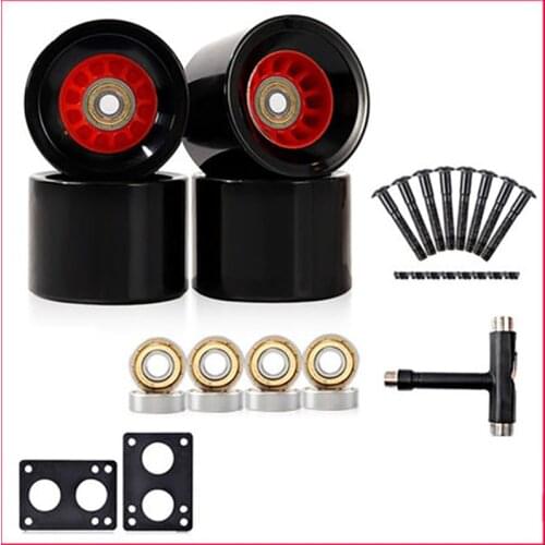 4pc/set Longboard Cruiser Skateboard Wheels 78A 70*51mm